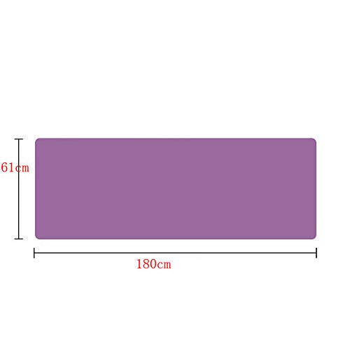 Multifunctional Soft Yoga Mats Waterproof Widened Thickened Fitness Mat Dustproof Beginner Exercise Mat with Easy-Cinch Yoga Mat Carrier Strap,Workout Mat for Yoga Pilates Floor Exercises (Hot Pink)