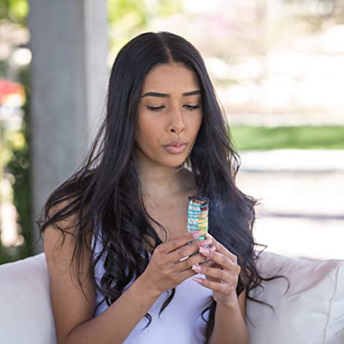 3 White Sage Fire Flowers Smudging Kit | Smudge Kit with Abalone Shell, Stand, Instructions, Blessings & Blue Agate Bracelet