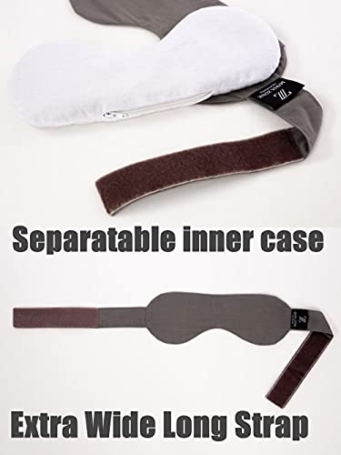 Mana Zone Eye Pillow - Weighted and Scented with Lavender Flax Seeds which Deepens Sleep and Relieves Stress