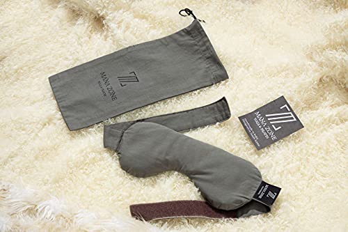 Mana Zone Eye Pillow - Weighted and Scented with Lavender Flax Seeds which Deepens Sleep and Relieves Stress