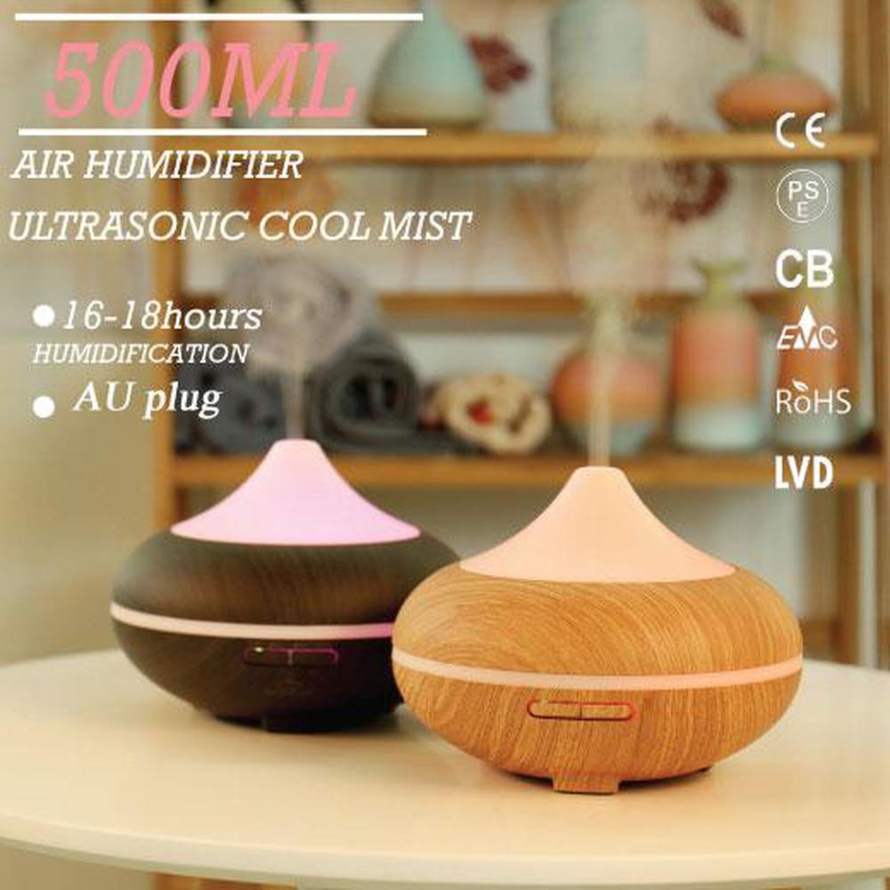 500ml Essential Oil Aroma Oils Diffuser | Electric Aromatherapy Mist Humidifier