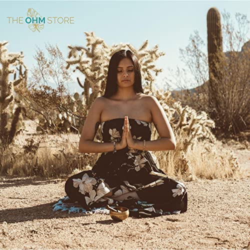 Tibetan Singing Bowl Set by Ohm Store — Meditation Sound Bowl Handcrafted in Nepal for Yoga, Chakra Healing, Mindfulness, and Stress Relief