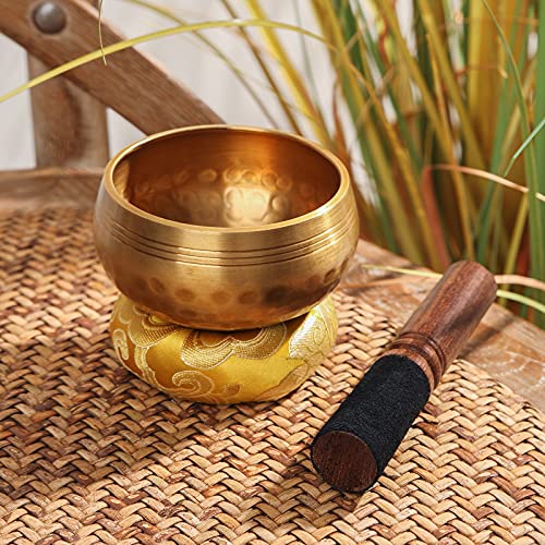 DomeStar Tibetan Singing Bowl Set, Sound Bowl Meditation Bowl Meditation Bowl for Healing and Mindfulness Sound Bowl