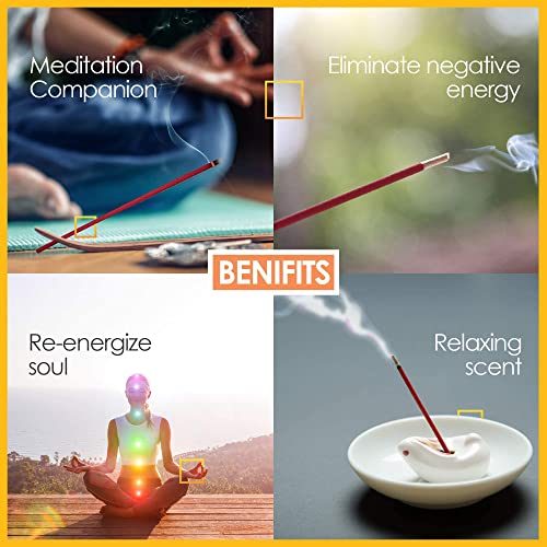 Tibetan Incense Sticks ~ Spiritual Healing Hand Rolled Assorted Incense Made from Organic Himalayan Herbs ~ Aromatherapy Incense for Pressure Relief, and Zen Meditation (Assorted)