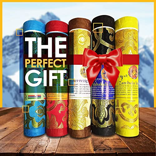 Tibetan Incense Sticks ~ Spiritual Healing Hand Rolled Assorted Incense Made from Organic Himalayan Herbs ~ Aromatherapy Incense for Pressure Relief, and Zen Meditation (Assorted)